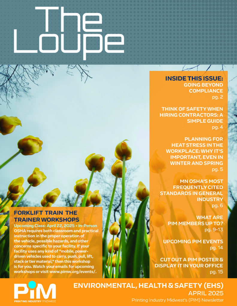 PIM April Newsletter